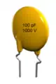 Condensador de disco cerámico (monocapa)