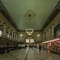 Interior de la estación.