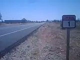 Hito de la red básica de carreteras de Castilla-La Mancha