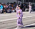 Jóvenes en Kimono en el Festival de Aizu.