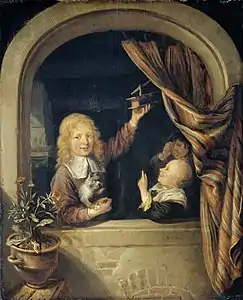 Niños con una ratonera,Rijksmuseum (Ámsterdam)