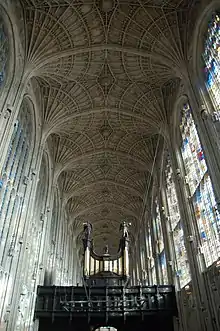 Bóvedas de la capilla del King's College, Cambridge