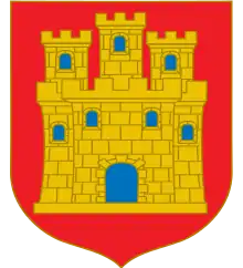 Escudo de Castilla, utilizado desde el siglo XII