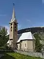 Iglesia de pueblo de Bergün