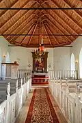 Interior de la iglesia.