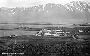 El pueblo costero de Kirkjusandur en 1920