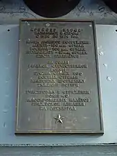 Placa conmemorativa