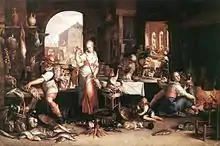 Escena de cocina, 1604 (Staatliche Museen de Berlín).