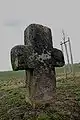 Cruz de conciliación cerca de Kleinrettbach, Alemania.