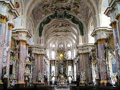 Giovanni Antonio Viscardi – Monasterio Fürstenfeld - interior de la iglesia