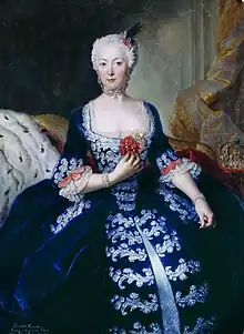 Retrato de Isabel Cristina de Brunswick-Bevern (1715-1797)