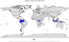 Localización del clima ecuatorial