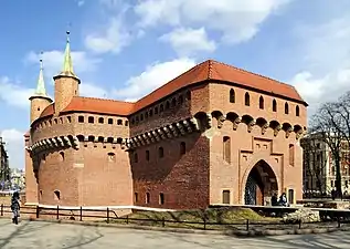 Barbacana de Cracovia.