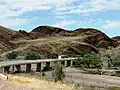 Carretera C14 y puente sobre el cañón Kuiseb