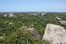 Vista aérea del parque.