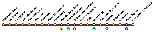 Estaciones de la Línea 3 del Metro de Santiago