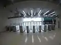Mezzanina de la estación.