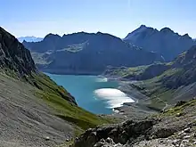 panorámica lago Lünersee