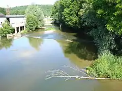 El río Armançon en Tonnerre.