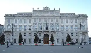 Palacio del Lloyd Triestino, sede del Lloyd Triestino di Navigazione en Trieste (1880-1883)