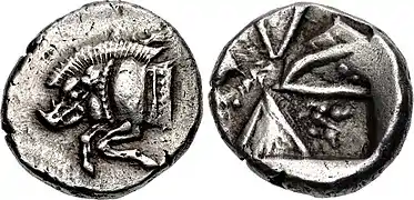 Moneda de Licia. Ca. 520-460 a. C.