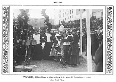 Inauguración del Segundo Ensanche de Pamplona (1921)