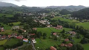 Vista de La Cavada desde el Barrio de La Lombana.