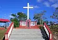 Cruz de madera que existe actualmente