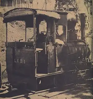 La LVD1 es una Orenstein & Koppel, de trocha de 60cm. Brindo servicio hasta 1981 en Cantera de Parada Sud, en las cercanías de Pueblo Centenario. Provino de Argentina, adquirida de segunda mano por el CUR, a principios de la década del 40, para comenzar a explotar nuevamente la cantera anteriormente mencionada. Estuvo en exposición en el museo de CEFU en la Estación Central General Artigas hasta el año 2003, cuando la estación cerró.