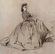 La Señora de Joaquín Agrassot de  Mariano Fortuny.