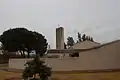 La Vereda- Vista de la iglesia desde la parte trasera del edificio.