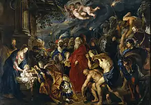 Adoración de los Magos, de Rubens, 1609-1629.