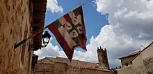 La bandera en la casa del Prioste de 2018