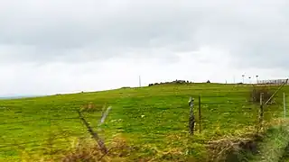 Alto de La Cabezuela, lugar donde se ubicó el despoblado de Cáceres entre Trescasas y San Cristóbal de Segovia