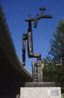 La petite faucille, de Julio González, en el Museo al Aire Libre de la Castellana (Madrid).