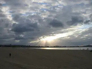 La playa de La Salvé, en Laredo.