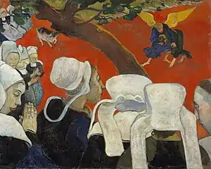 La Vision après le Sermon de Gauguin de 1888