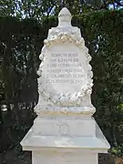 Placa conmemorativa de la visita de Alfonso XIII en 1908