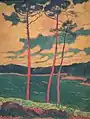 Pinos rojos, de Georges Lacombe, 1894.