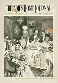 Cover de la Ladies Homes Journal (Febrero de 1897)