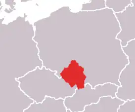 Región histórica de Alta Silesia.