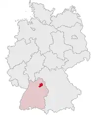 Localización de Öhringen