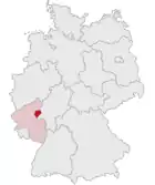 Localización del distrito Rhein-Lahn-Kreis en Alemania