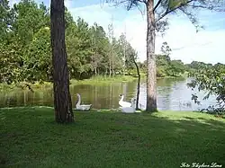 Lago municipal en Formoso del Araguaia Tocantins.