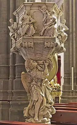 Púlpito de la catedral de La Laguna, de Pasquale Bocciardo