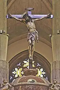 Santísimo Cristo de los Remedios, que preside el tabernáculo