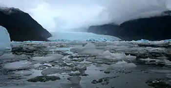 Glaciar y laguna San Rafael