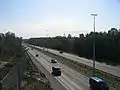 La E 75 en Jakomäki, cerca de Helsinki, Finlandia