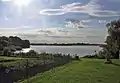 Vista del lago Mündesee desde Angermünde.