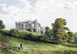 Lambton Castle, à Chester-le-Street, comté de Durham